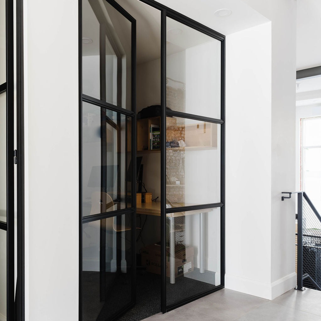 Costal custom glass partition